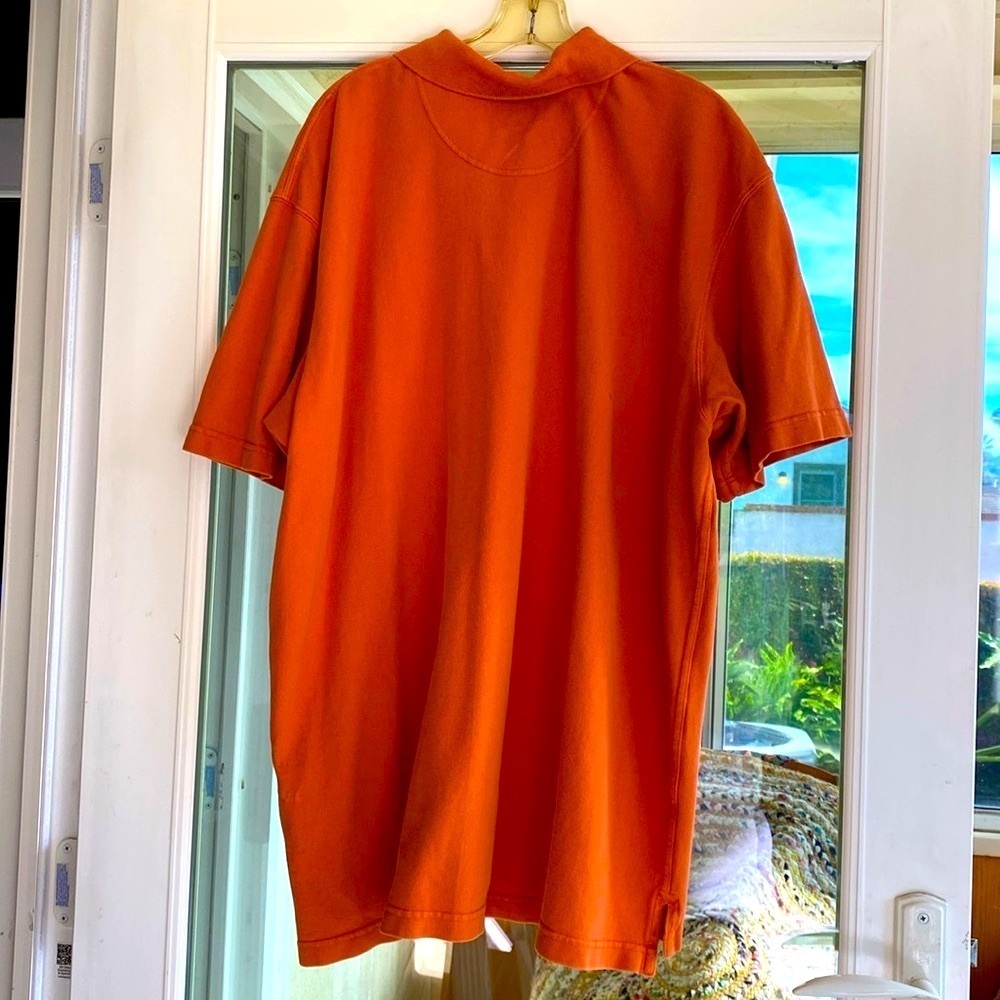 VINTAGE EDDIE BAUER MEN’S ORANGE SHORT SLEEVE 100% COTTON POLO SHIRT XXL… - Picture 5 of 10